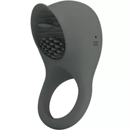 PRETTY LOVE - NIMBUS VIBRATORRING MIT ZUNGE GRAU