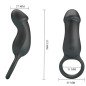 PRETTY LOVE - TRAE ANNEAU VIBRANT AVEC STIMULATEUR NOIR PRETTY LOVE - TRAE ANNEAU VIBRANT AVEC STIMULATEUR NOIR