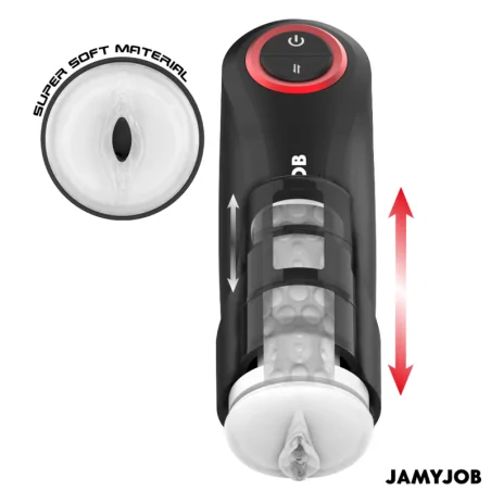 JAMYJOB - GRAVITY AUTOMATIC VAGINA MASTURBATOR 5 THRUSTING MODES AND SOUND EFFECT