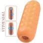 PRETTY LOVE - MASTURBATEUR POUR HOMME À DEUX BOULES ORANGE PRETTY LOVE - MASTURBATEUR POUR HOMME À DEUX BOULES ORANGE