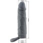 PRETTY LOVE - REALISTIC SKIN PENE SLEEVE GRIGIO SCURO PRETTY LOVE - REALISTIC SKIN PENE SLEEVE GRIGIO SCURO