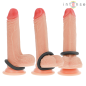 INTENSE - HUGH 3 ANNEAUX PÉNIS BASIQUES EN SILICONE NOIRS INTENSE - HUGH 3 ANNEAUX PÉNIS BASIQUES EN SILICONE NOIRS