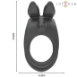 INTENSE - SAM VIBRATOR DOUBLE PENIS RING 10 VIBRATIONS BLACK INTENSE - SAM VIBRATOR DOUBLE PENIS RING 10 VIBRATIONS BLACK