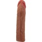 PRETTY LOVE - CHELSEA PENIS SLEEVE WITH 7.6 CM EXTENSION MULATTO PRETTY LOVE - CHELSEA PENIS SLEEVE WITH 7.6 CM EXTENSION MULATTO