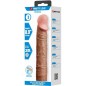 PRETTY LOVE - CHELSEA PENIS SLEEVE WITH 7.6 CM EXTENSION MULATTO PRETTY LOVE - CHELSEA PENIS SLEEVE WITH 7.6 CM EXTENSION MULATTO