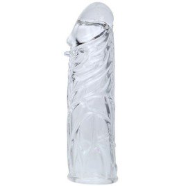 BAILE - COUVERCLE DE PÉNIS EN SILICONE TRANSPARENT 13 CM