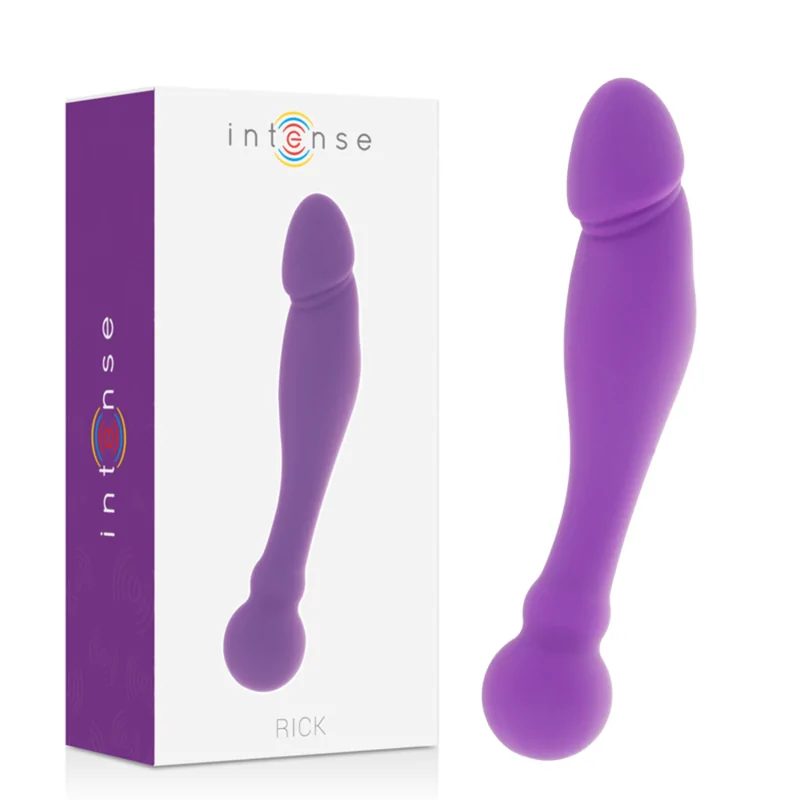 INTENSE - SILICONE RICK DUAL LILAS INTENSE - SILICONE RICK DUAL LILAS