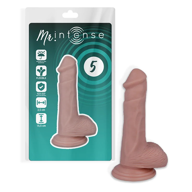 MR INTENSE - 5 PÉNIS RÉALISTE 16.5 CM -O- 3.5 CM MR INTENSE - 5 PÉNIS RÉALISTE 16.5 CM -O- 3.5 CM