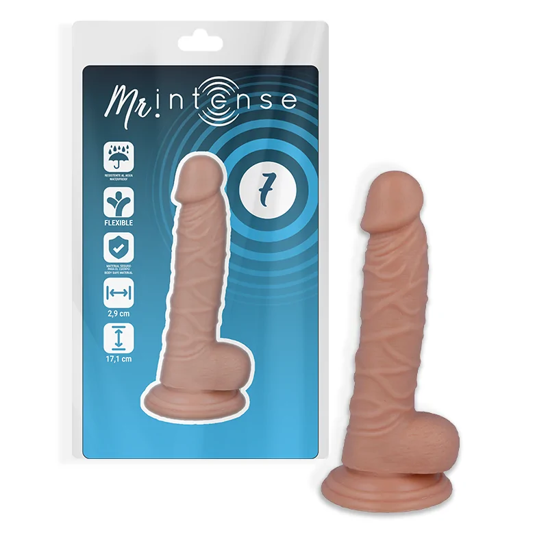 MR INTENSE - 7 PÉNIS RÉALISTE 17.1 CM -O- 2.9 CM MR INTENSE - 7 PÉNIS RÉALISTE 17.1 CM -O- 2.9 CM