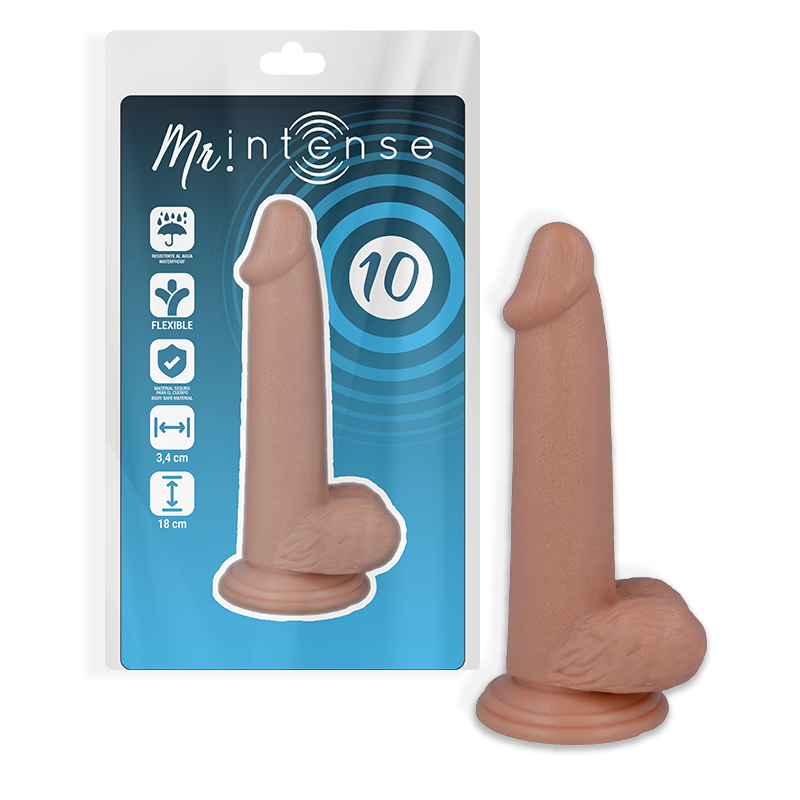 MR INTENSE - 10 REALISTIC PENIS 18 CM -O- 3.4 CM MR INTENSE - 10 REALISTIC PENIS 18 CM -O- 3.4 CM