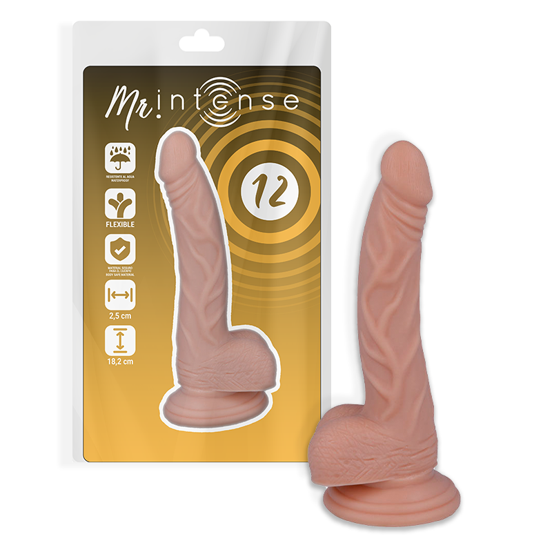 MR INTENSE - 12 REALISTIC PENIS 18.2 CM -O- 2.5 CM MR INTENSE - 12 REALISTIC PENIS 18.2 CM -O- 2.5 CM