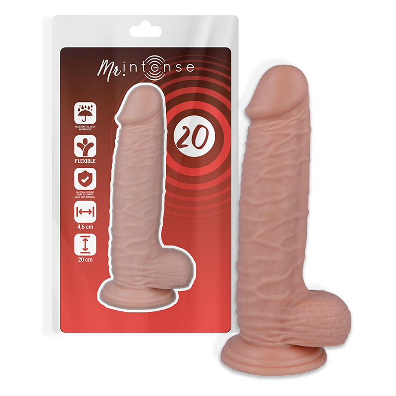 MR INTENSE - 20 REALISTIC PENIS 20 CM -O- 4.6 CM MR INTENSE - 20 REALISTIC PENIS 20 CM -O- 4.6 CM