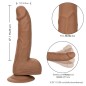 CALEXOTICS - SILICONE STUDS 15.24 CM BROWN CALEXOTICS - SILICONE STUDS 15.24 CM BROWN