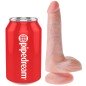 KING COCK - PÉNIS RÉALISTE AVEC BOULES 13.5 CM LÉGÈRES KING COCK - PÉNIS RÉALISTE AVEC BOULES 13.5 CM LÉGÈRES