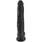 KING COCK - PENE REALISTICO CON SFERE 30.5 CM NERO KING COCK - PENE REALISTICO CON SFERE 30.5 CM NERO