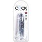 KING COCK - CLEAR PÉNIS RÉALISTE 15.5 CM TRANSPARENT KING COCK - CLEAR PÉNIS RÉALISTE 15.5 CM TRANSPARENT