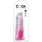 KING COCK - CLEAR REALISTIC PENIS 19.7 CM PINK KING COCK - CLEAR REALISTIC PENIS 19.7 CM PINK