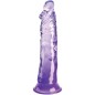 KING COCK - CLEAR REALISTIC PENIS 19.7 CM PURPLE KING COCK - CLEAR REALISTIC PENIS 19.7 CM PURPLE
