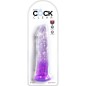 KING COCK - CLEAR REALISTIC PENIS 19.7 CM PURPLE KING COCK - CLEAR REALISTIC PENIS 19.7 CM PURPLE
