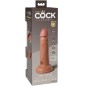KING COCK - ELITE DILDO REALISTICO VIBRANTE E SILICONE 15.2 CM CARAMEL KING COCK - ELITE DILDO REALISTICO VIBRANTE E SILICONE 15.2 CM CARAMEL