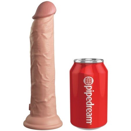 KING COCK - ELITE REALISTIC DILDO VIBRATOR SILICONE REMOTE CONTROL 23 CM