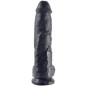 KING COCK - 10 DILDO BLACK WITH BALLS 25.4 CM KING COCK - 10 DILDO BLACK WITH BALLS 25.4 CM