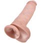 KING COCK - 11 DILDO FLESH WITH BALLS 28 CM