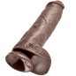 KING COCK - 11 DILDO BROWN WITH BALLS 28 CM KING COCK - 11 DILDO BROWN WITH BALLS 28 CM