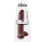 KING COCK - 11 DILDO BROWN WITH BALLS 28 CM KING COCK - 11 DILDO BROWN WITH BALLS 28 CM