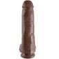 KING COCK - 11 DILDO BROWN WITH BALLS 28 CM KING COCK - 11 DILDO BROWN WITH BALLS 28 CM