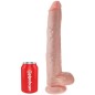 KING COCK - DILDO CON SFERE 35.6 CM CARNE KING COCK - DILDO CON SFERE 35.6 CM CARNE