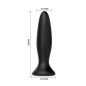 MR PLAY - PLUG ANAL VIBRATEUR NOIR RECHARGEABLE MR PLAY - PLUG ANAL VIBRATEUR NOIR RECHARGEABLE