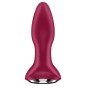 SATISFYER ROTATOR PLUG 2+ VIBRATING PLUG APP - RED SATISFYER ROTATOR PLUG 2+ VIBRATING PLUG APP - RED
