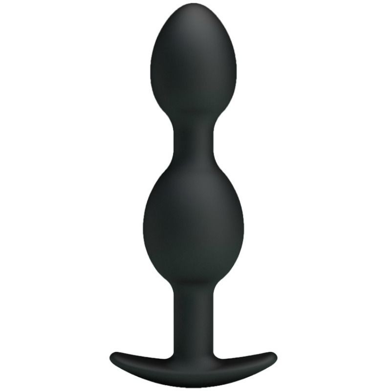 PRETTY LOVE - SILIKON ANALKUGELN 12.5 CM SCHWARZ PRETTY LOVE - SILIKON ANALKUGELN 12.5 CM SCHWARZ