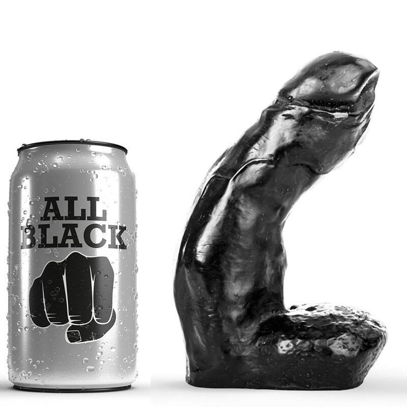 ALL BLACK - GODE RÉALISTE 15 CM ALL BLACK - GODE RÉALISTE 15 CM