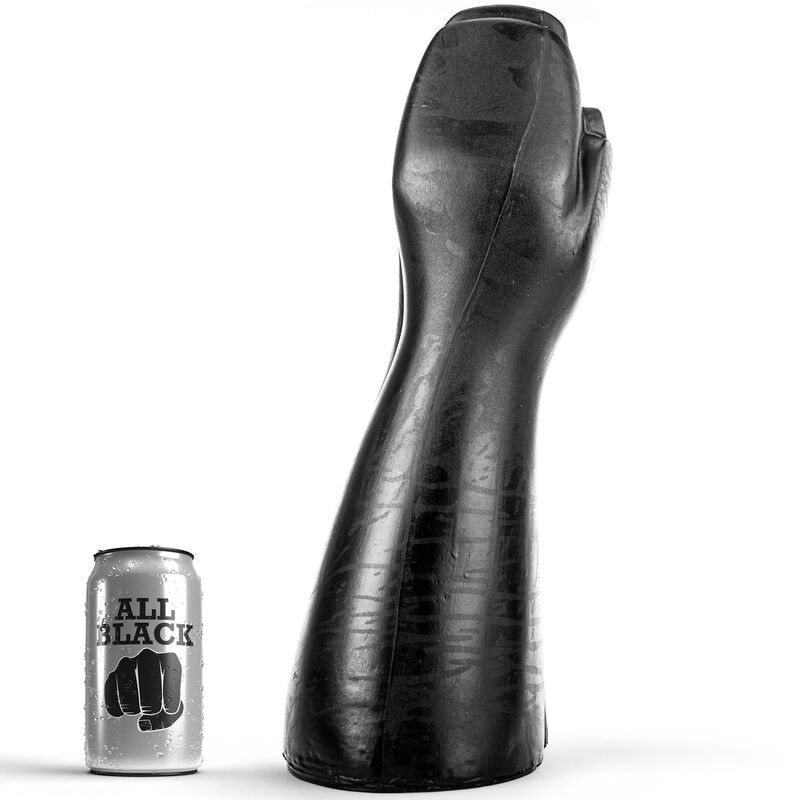 ALL BLACK - FISTING CON DILDO 39 CM ALL BLACK - FISTING CON DILDO 39 CM