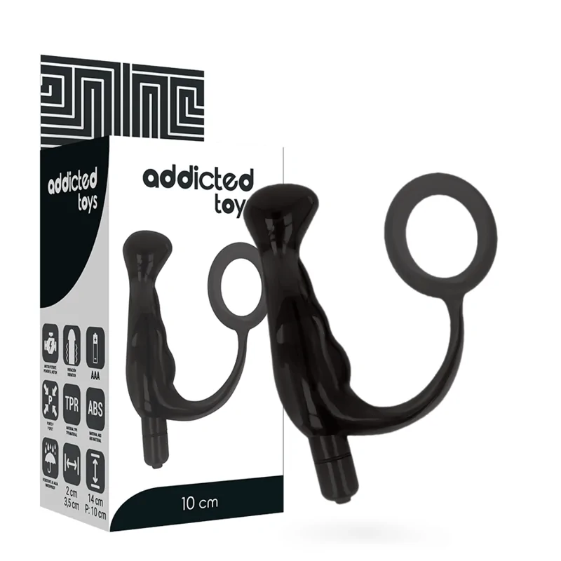 ADDICTED TOYS - VIBRATOR PROST TICO SCHWARZ 10 CM ADDICTED TOYS - VIBRATOR PROST TICO SCHWARZ 10 CM