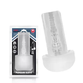 PUMP ADDICTED - PLEASURE SLEEVE MASTUBADOR SIZE M