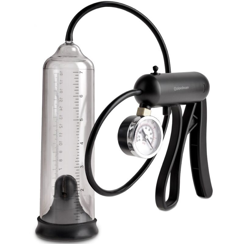 PUMP WORX - POMPE PUISSANTE PRO-GAUGE TRANSPARENTE PUMP WORX - POMPE PUISSANTE PRO-GAUGE TRANSPARENTE