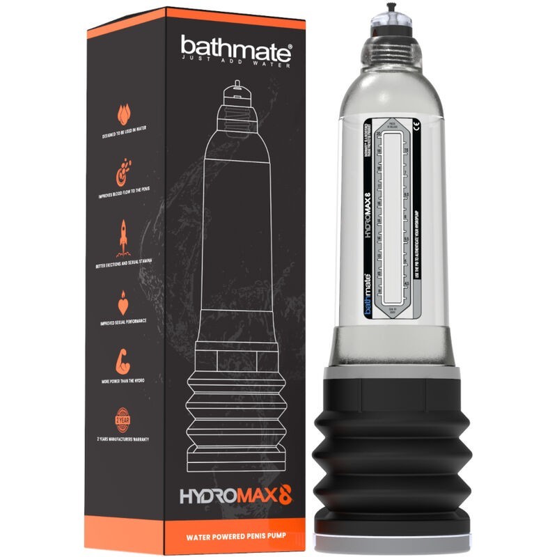 BATHMATE - HYDROMAX 8 CLAIR BATHMATE - HYDROMAX 8 CLAIR