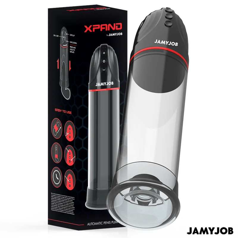 JAMYJOB - POMPA AUTOMATICA XPAND 3 LIVELLI DI ASPIRAZIONE GRIGIA JAMYJOB - POMPA AUTOMATICA XPAND 3 LIVELLI DI ASPIRAZIONE GRIGIA