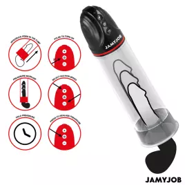 JAMYJOB - POMPE AUTOMATIQUE XPAND 3 NIVEAUX D'ONDES STIMULANTES GRIS