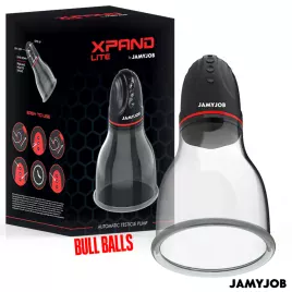 JAMYJOB - XPAND LITE POMPE À TESTICULES AUTOMATIQUE 3 NIVEAUX D'ONDES STIMULANTES GRIS