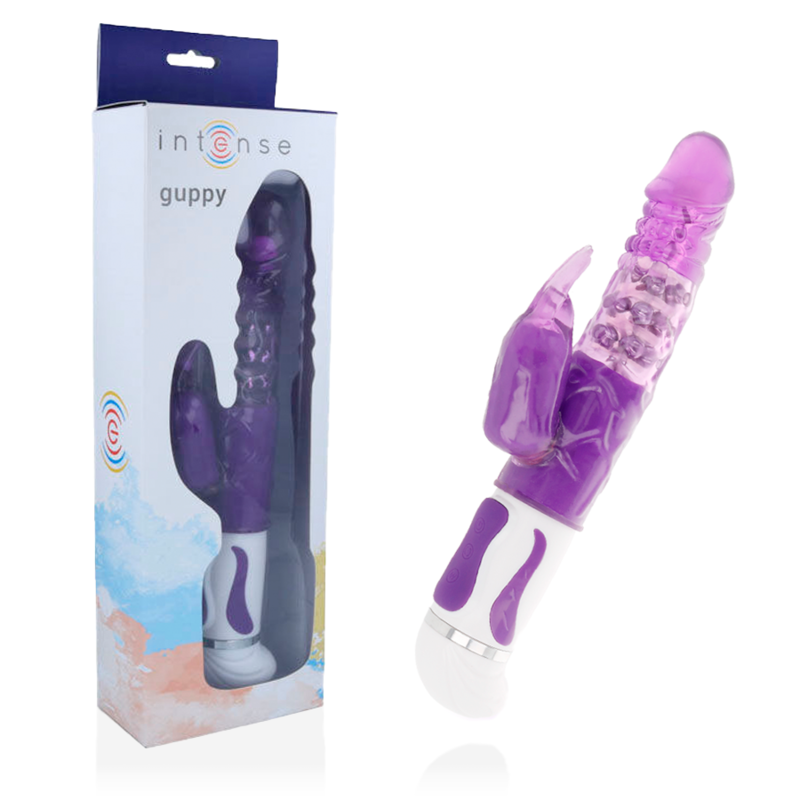 INTENSE - VIBRATORE ROTANTE GUPPY LILLA INTENSE - VIBRATORE ROTANTE GUPPY LILLA
