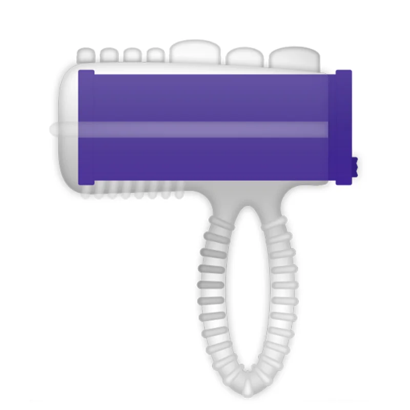 CASUAL LOVE - RING VIBRATOR LILAC TONGUE CASUAL LOVE - RING VIBRATOR LILAC TONGUE