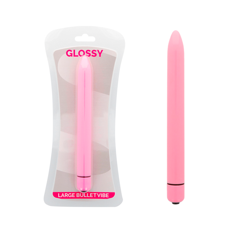 GLOSSY - SLIM VIBRATOR PINK