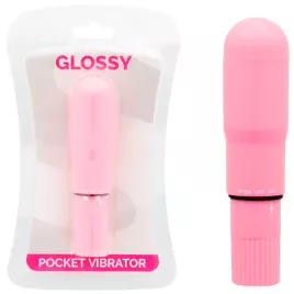 GLOSSY - VIBRATEUR DE POCHE ROSE