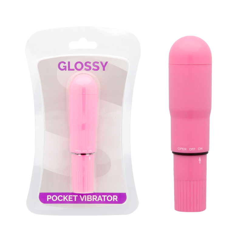 GLOSSY - VIBRATEUR DE POCHE DEEP ROSE
