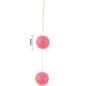 BAILE - UN PIACERE PROFONDO SFERE ROSA STRUTTURATO 3.6 CM BAILE - UN PIACERE PROFONDO SFERE ROSA STRUTTURATO 3.6 CM