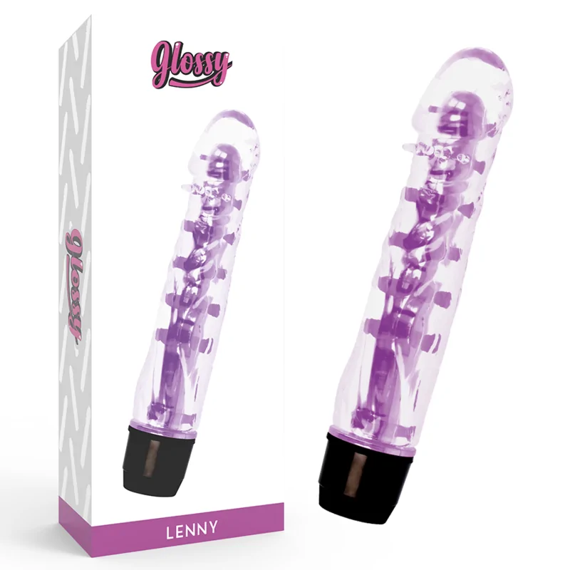 GLOSSY - LENNY VIBRATOR PURPLE GLOSSY - LENNY VIBRATOR PURPLE
